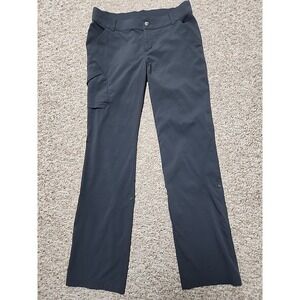 Marmot Pants Womens 8 Gray Roll Up Trail Hiking Camping Stretch Lightweight Logo